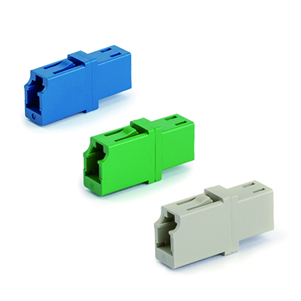 LC Simplex Adapters, SM/MM, Blue/Beige/Aqua